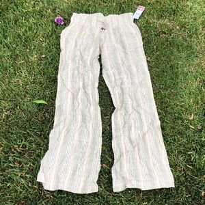 Ripcurl Striped Beach Pants Golden One